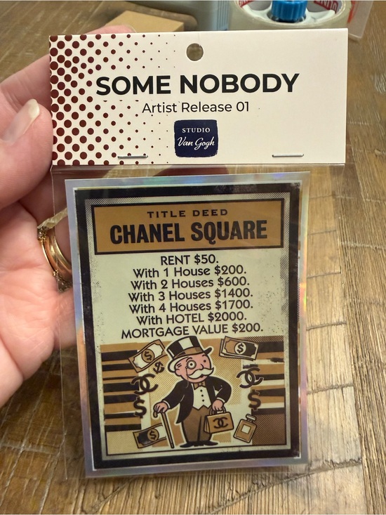 Some Nobody Other - NEW SOME NOBODY Artist Release 01 'Chanel Square' Vinyl Sticker
